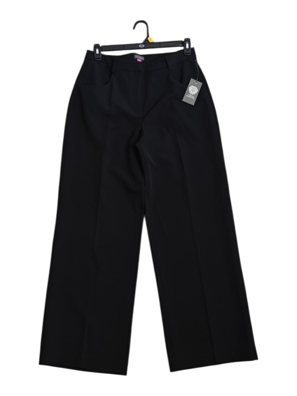 Vince Camuto Black Wide-Leg Dress Pants